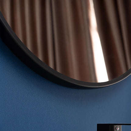 60cm Round Wall Mirror Bathroom Makeup Mirror by Della Francesca 4