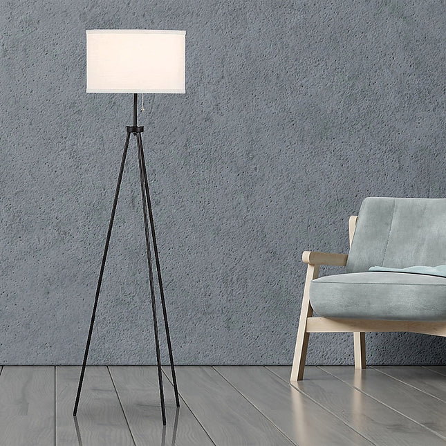 Mid-Century Floor Lamp Modern Tripod Decor Living Room Standing 2