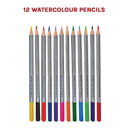 Art Sketch Pencils Oil Drawing Colouring Graphite Charcoal Pencil Set 72pcs/set 6