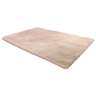 230x160cm Floor Rugs Large Shaggy Rug Area Carpet Bedroom Living Room Mat - Beige