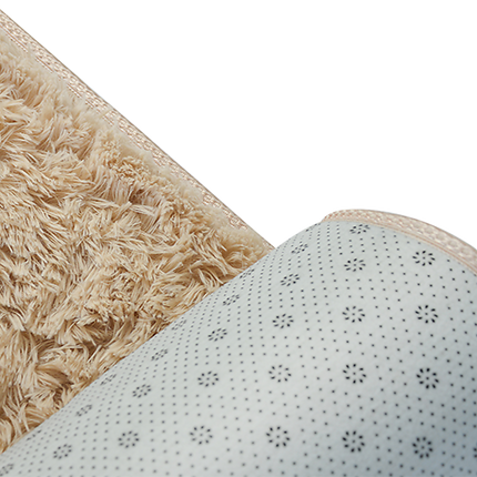 230x160cm Floor Rugs Large Shaggy Rug Area Carpet Bedroom Living Room Mat - Beige 4