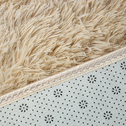 230x160cm Floor Rugs Large Shaggy Rug Area Carpet Bedroom Living Room Mat - Beige 8