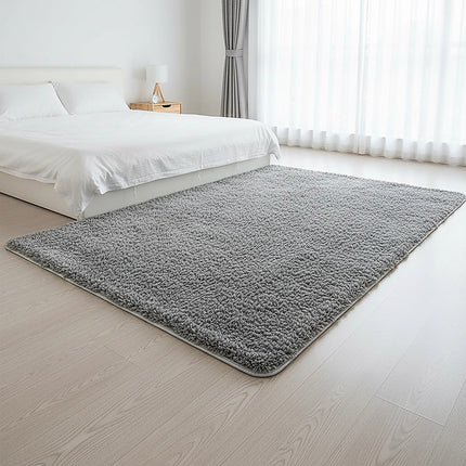 230x160cm Floor Rugs Large Shaggy Rug Area Carpet Bedroom Living Room Mat - Grey 2