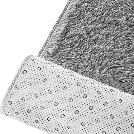 230x160cm Floor Rugs Large Shaggy Rug Area Carpet Bedroom Living Room Mat - Grey 4