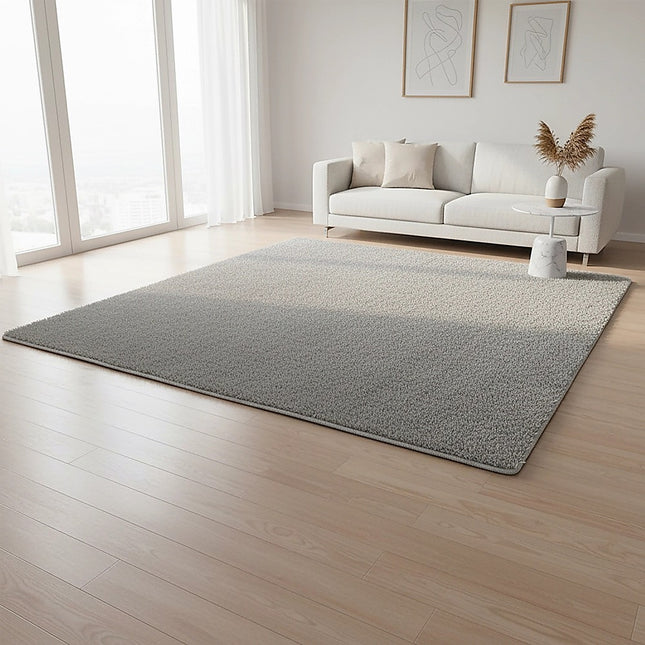 230x200cm Floor Rugs Large Shaggy Rug Area Carpet Bedroom Living Room Mat - Grey 2