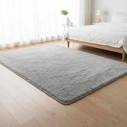 230x200cm Floor Rugs Large Shaggy Rug Area Carpet Bedroom Living Room Mat - Grey 7