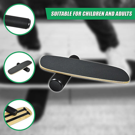 Balance Board Trainer with Stopper Wobble Roller 8