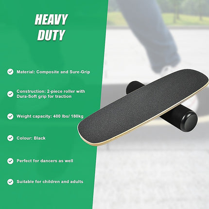 Balance Board Trainer with Stopper Wobble Roller 10