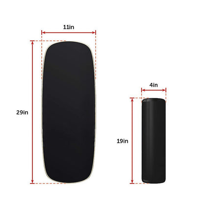 Balance Board Trainer with Stopper Wobble Roller 12