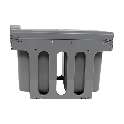2x 15L Pull Out Trash Bin Dual Kitchen Garbage Waste Basket Cabinet Bin 6
