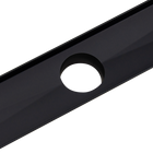 900mm Tile Insert Bathroom Shower Black Grate Drain w/Centre outlet Floor Waste