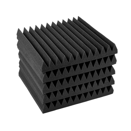 40pcs Studio Acoustic Foam Sound Absorbtion Proofing Panels Tiles Wedge 30X30CM 4