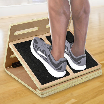 Slant Board Calf Stretcher Incline Stretch as Used in Egoscue Method 2