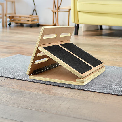 Slant Board Calf Stretcher Incline Stretch as Used in Egoscue Method 5