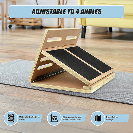 Slant Board Calf Stretcher Incline Stretch as Used in Egoscue Method 9