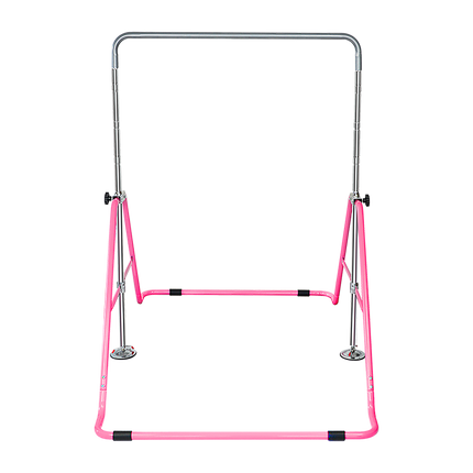Kids Gymnastics Bars Training Horizontal Bar Monkey Kip Bar Pink 4
