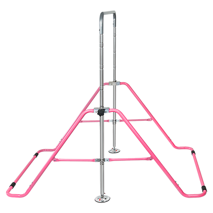 Kids Gymnastics Bars Training Horizontal Bar Monkey Kip Bar Pink 6