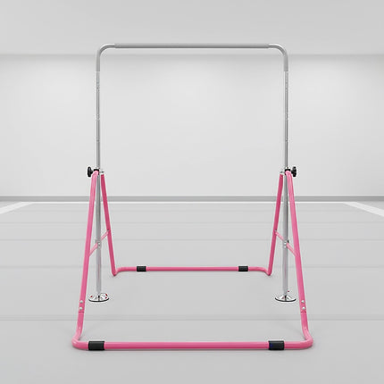 Kids Gymnastics Bars Training Horizontal Bar Monkey Kip Bar Pink 7
