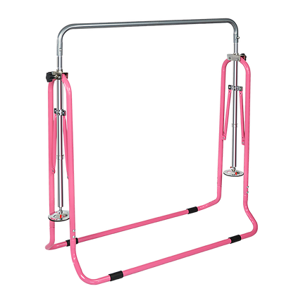 Kids Gymnastics Bars Training Horizontal Bar Monkey Kip Bar Pink 8
