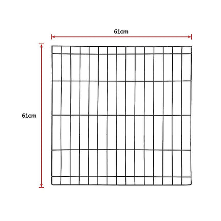 24" 8 Panel Pet Dog Playpen Puppy Exercise Cage Enclosure Fence Play Pen 11