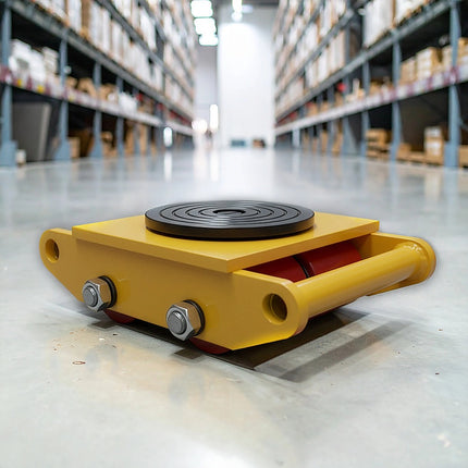 Heavy Duty Machine Dolly Skate Machinery Roller Mover Cargo Trolley 6T 2
