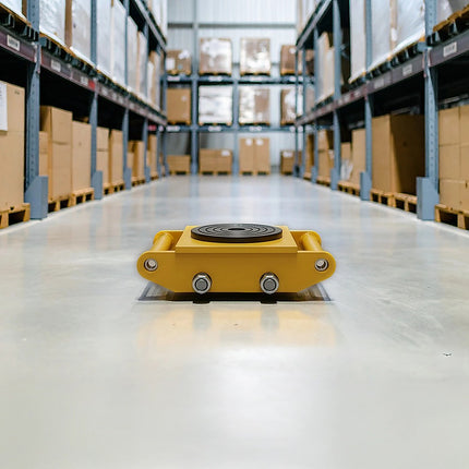 Heavy Duty Machine Dolly Skate Machinery Roller Mover Cargo Trolley 6T 4