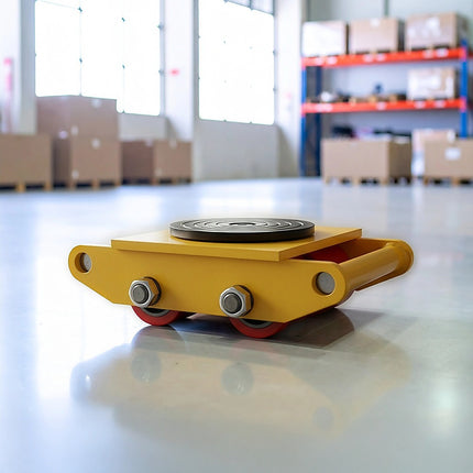 Heavy Duty Machine Dolly Skate Machinery Roller Mover Cargo Trolley 6T 10