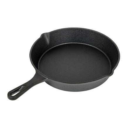 Pre Seasoned Cast Iron Skillet Fry Pan Set 3 Pcs Frying Pan Set 6