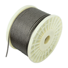 50M 316 Marine Stainless Steel Wire Rope Cable Decking Balustrade Rigging 7x19 4mm