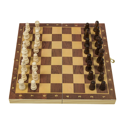 Chess Board Games Folding Large Chess Wooden Chessboard Set Wood Toy Gift