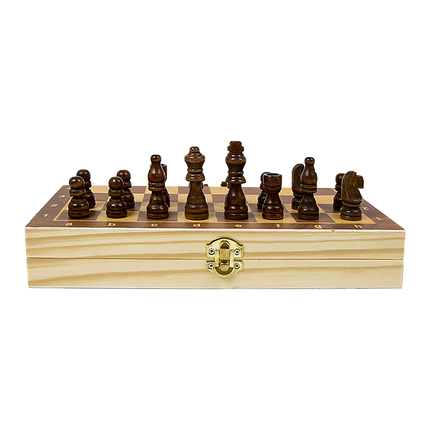 Chess Board Games Folding Large Chess Wooden Chessboard Set Wood Toy Gift