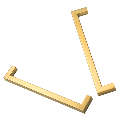 15 x Brushed Brass Drawer Pulls Kitchen Cabinet Handles - Gold Finish 192mm 5
