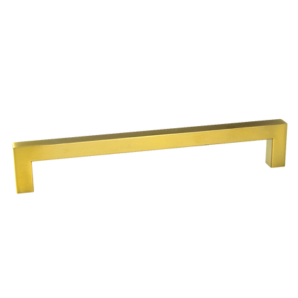 15 x Brushed Brass Drawer Pulls Kitchen Cabinet Handles - Gold Finish 192mm 6