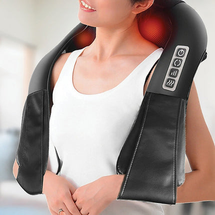 Shiatsu Neck & Back Massager with Heat – Deep Kneading Massage Pillow for Shoulders 2