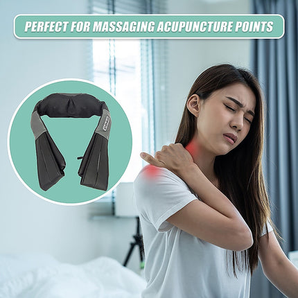 Shiatsu Neck & Back Massager with Heat – Deep Kneading Massage Pillow for Shoulders 9