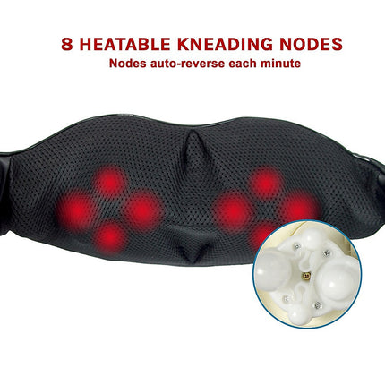 Shiatsu Neck & Back Massager with Heat – Deep Kneading Massage Pillow for Shoulders 7