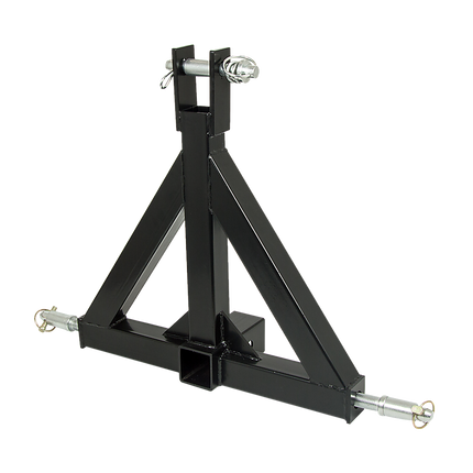 Heavy Duty Steel 3 Point 2" Trailer Hitch Receiver Tow Drawbar For Cat 1 Tractor 3