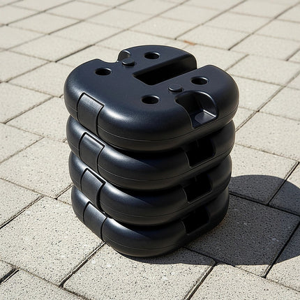 4pcs Outdoor Canopy Tent Leg Weights Anchor Stand Heavy Duty Gazebo Discs Base 10