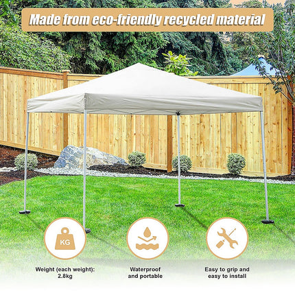 4pcs Outdoor Canopy Tent Leg Weights Anchor Stand Heavy Duty Gazebo Discs Base 5