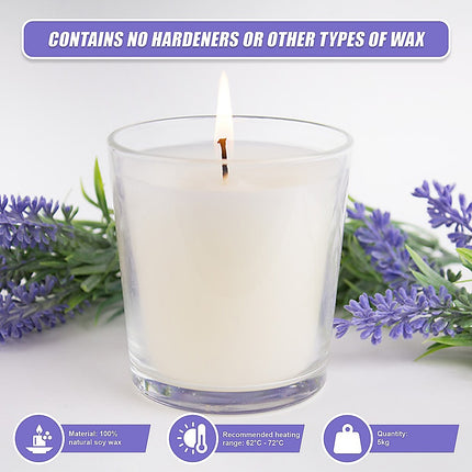 Natural Soy Wax Candle Making Supplies Crafts [ 5kg ] 8