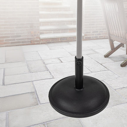 20kg Patio Sun Umbrella Base Durable Parasol Garden Stand Cement Round 2