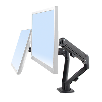 Dual Screen Gas-strut Monitor Stand Mount Desktop Bracket for LED/LC 4
