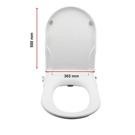 Non Electric Bidet Toilet Seat W/ Cover Bathroom Spray Water Wash 9