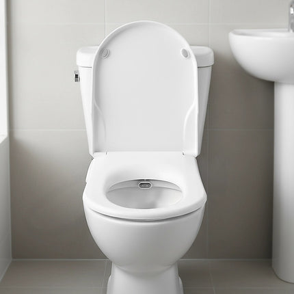 Non Electric Bidet Toilet Seat W/ Cover Bathroom Spray Water Wash 10