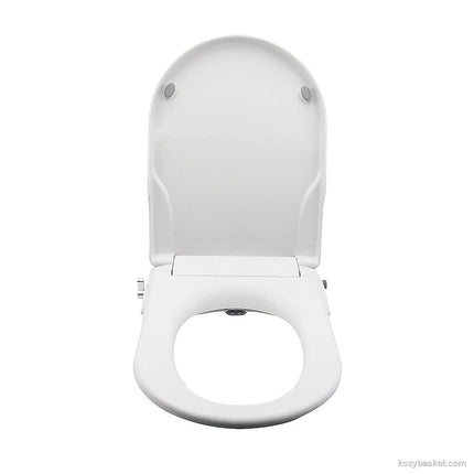 Non Electric Bidet Toilet Seat W/ Cover Bathroom Spray Water Wash