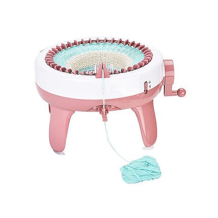 DIY Knitting Machine Smart Weaving Knit Rotating Kids Toy Scarf Sock Hat Gift 4