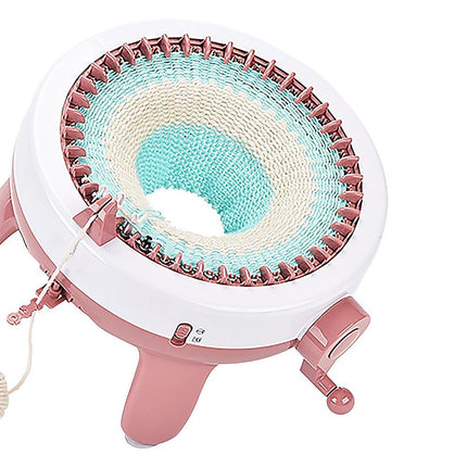 DIY Knitting Machine Smart Weaving Knit Rotating Kids Toy Scarf Sock Hat Gift 6
