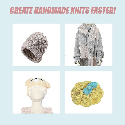 DIY Knitting Machine Smart Weaving Knit Rotating Kids Toy Scarf Sock Hat Gift 10