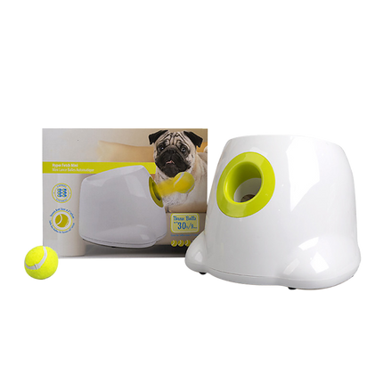 Dog Ball Launcher Thrower Automatic Tennis Fetch Throwing Machine 3 Balls 5