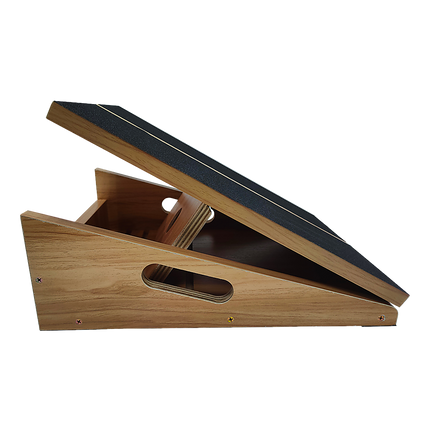 Wooden Slant Exercise Board With Adjustable Incline And Non-Slip Surface 5